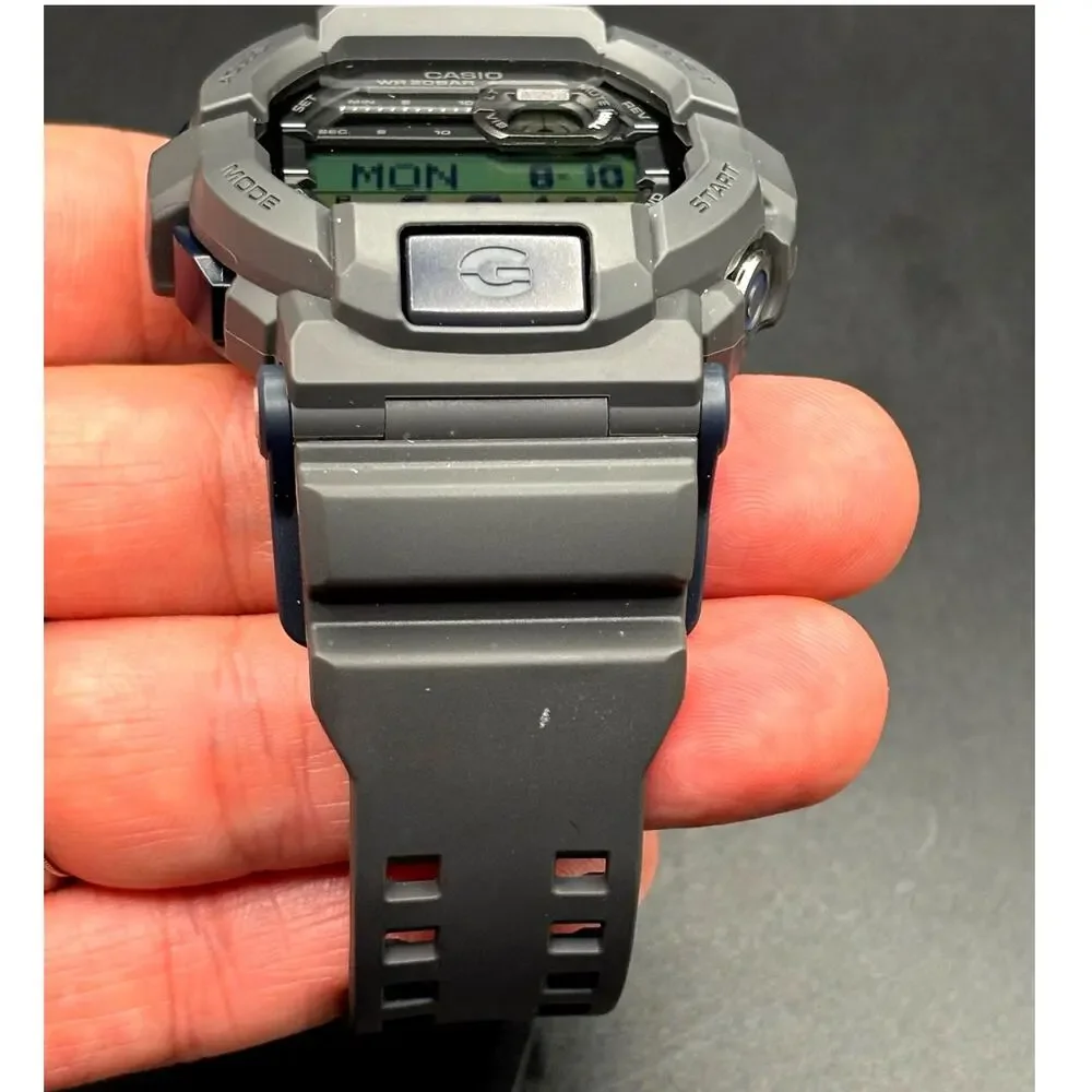 Casio G-Shock GD-350-8 Vibration Alarm Tactical Digital Men's Watch NIB Full Set